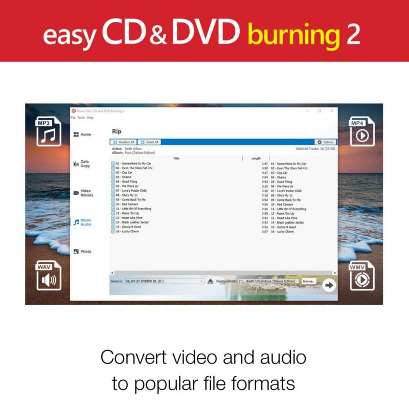 Corel Easy CD & DVD Burning 2 – Software de Grabado para PC
