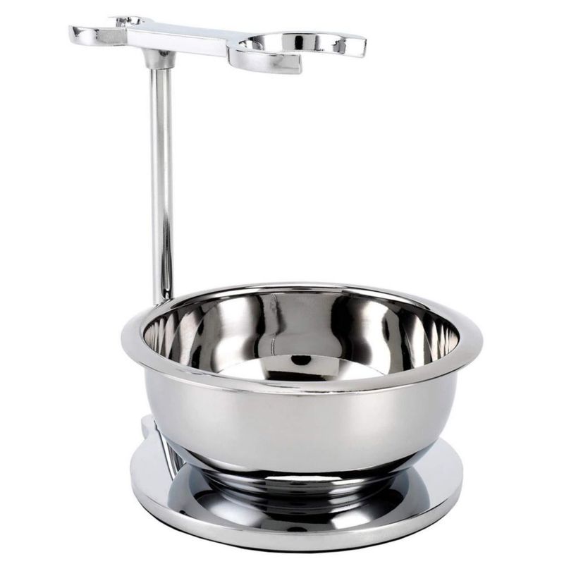 Soporte Deluxe para Maquinilla SANWA y Cuenco de Acero Inoxidable