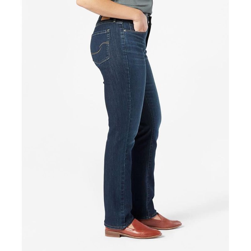 Jeans Levi Strauss Signature Gold para mujer – Cintura Media y Pierna Recta