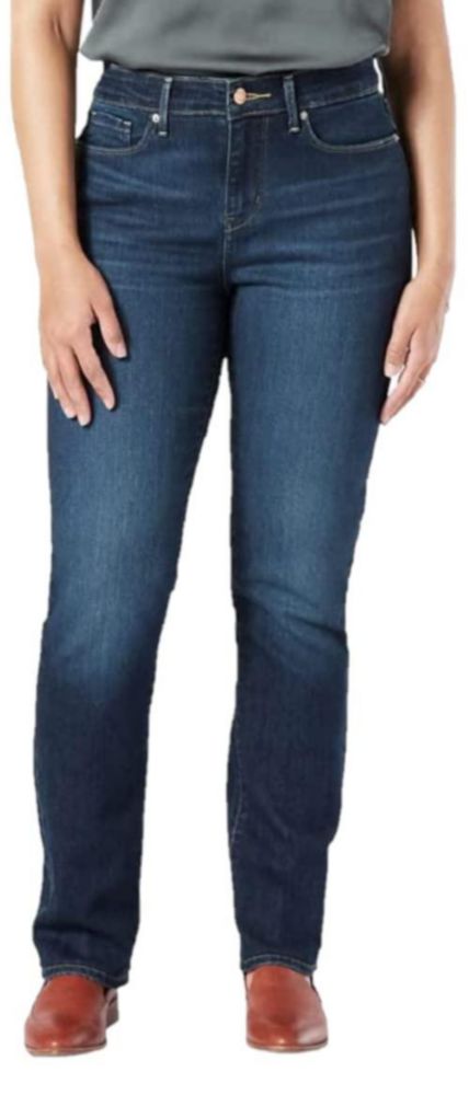 Jeans Levi Strauss Signature Gold para mujer – Cintura Media y Pierna Recta