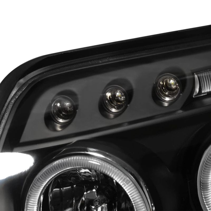 Faros Halo LED Negro SPEC-D TUNING para Toyota