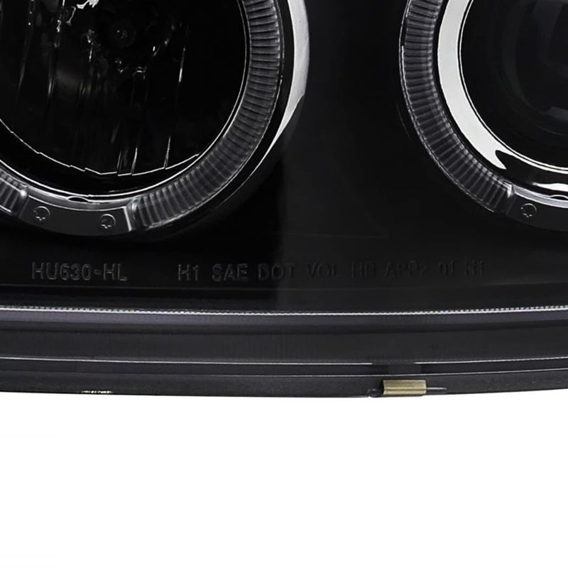 Faros Halo LED Negro SPEC-D TUNING para Toyota