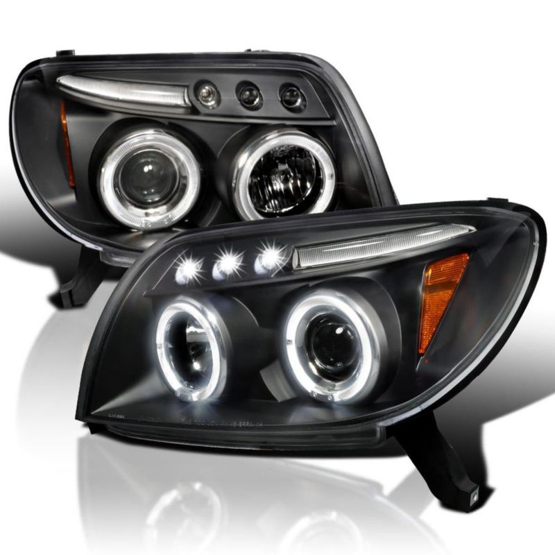 Faros Halo LED Negro SPEC-D TUNING para Toyota