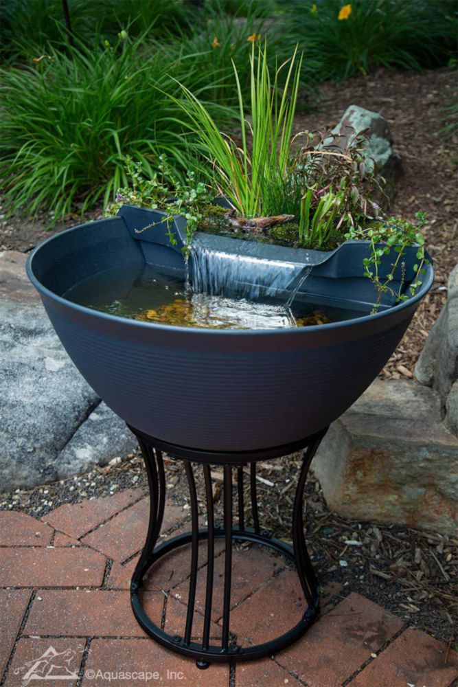 Soporte para Kit de Estanque Aquascape 78331 Negro Mate de Hierro
