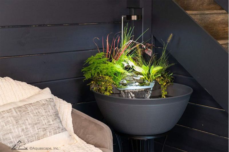 Soporte para Kit de Estanque Aquascape 78331 Negro Mate de Hierro