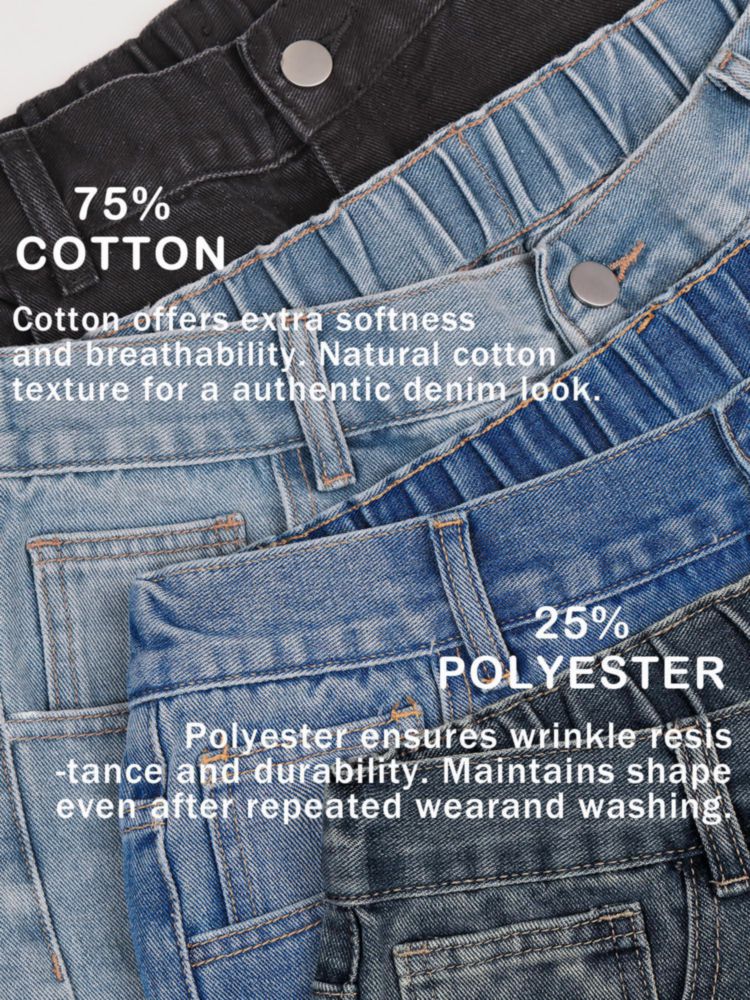 Jeans Baggy de Corte Relajado Lavado Retro para Hombre – Comdecevis