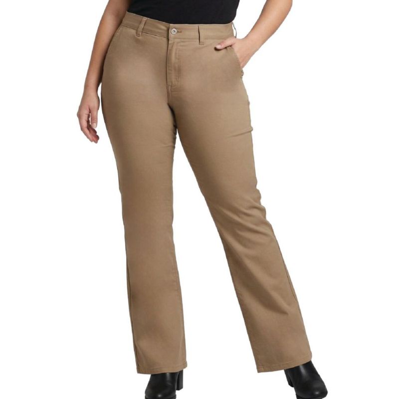 Pantalones de trabajo Dickies para mujer talla plus corte bota