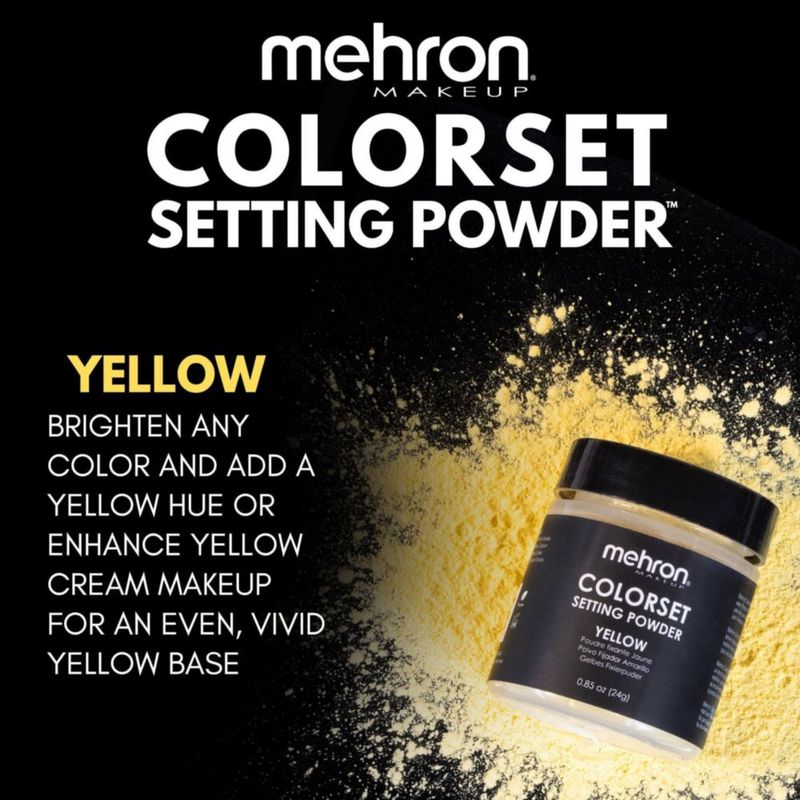 Polvo fijador Mehron Makeup Amarillo 24 g