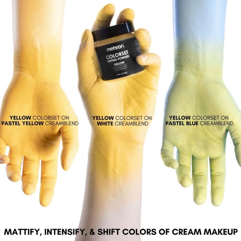 Polvo fijador Mehron Makeup Amarillo 24 g