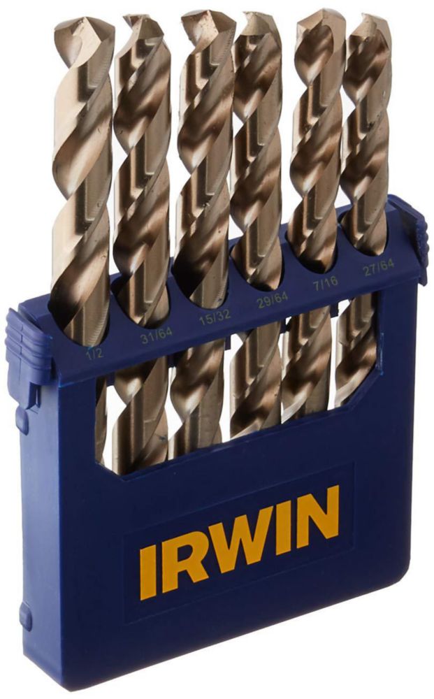 Juego de Brocas de Cobalto Industrial IRWIN 29 Piezas