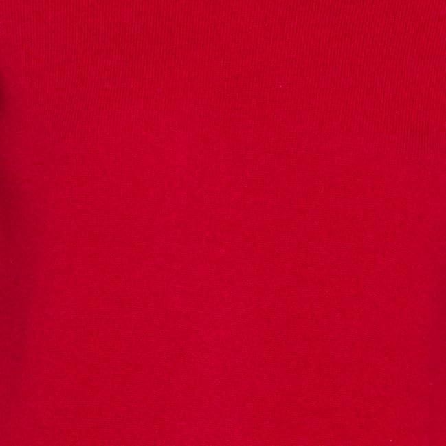 Suéter JENNIE LIU de Cachemir con Cuello Alto Rojo