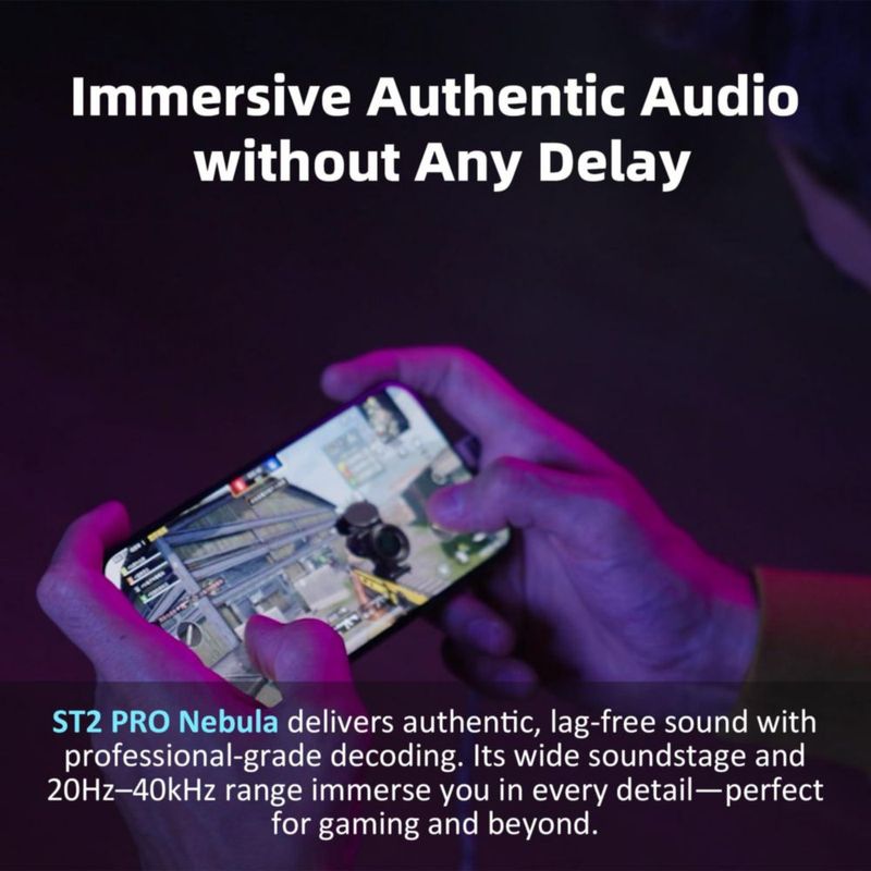 Auriculares Hidizs ST2 Pro USB‑C con cable transparente