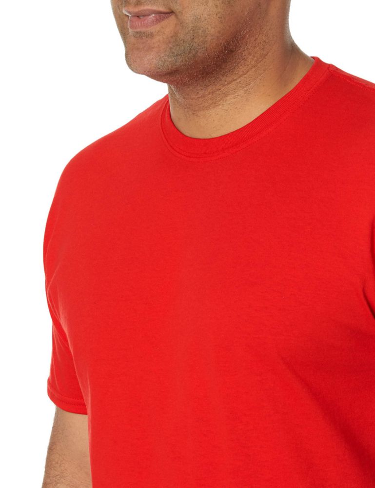 Camiseta Gildan G5000 Roja Pack de 2 talla Large EE. UU.