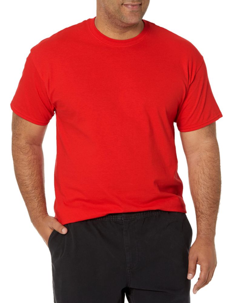 Camiseta Gildan G5000 Roja Pack de 2 talla Large EE. UU.