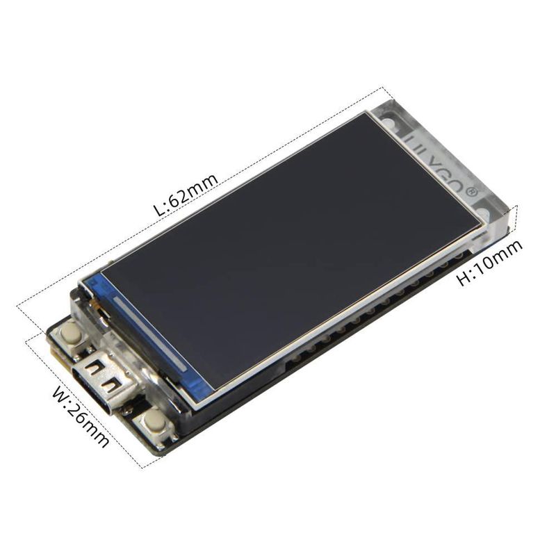 Placa de desarrollo LILYGO T-Display-S3 de 19 pulgadas ESP32