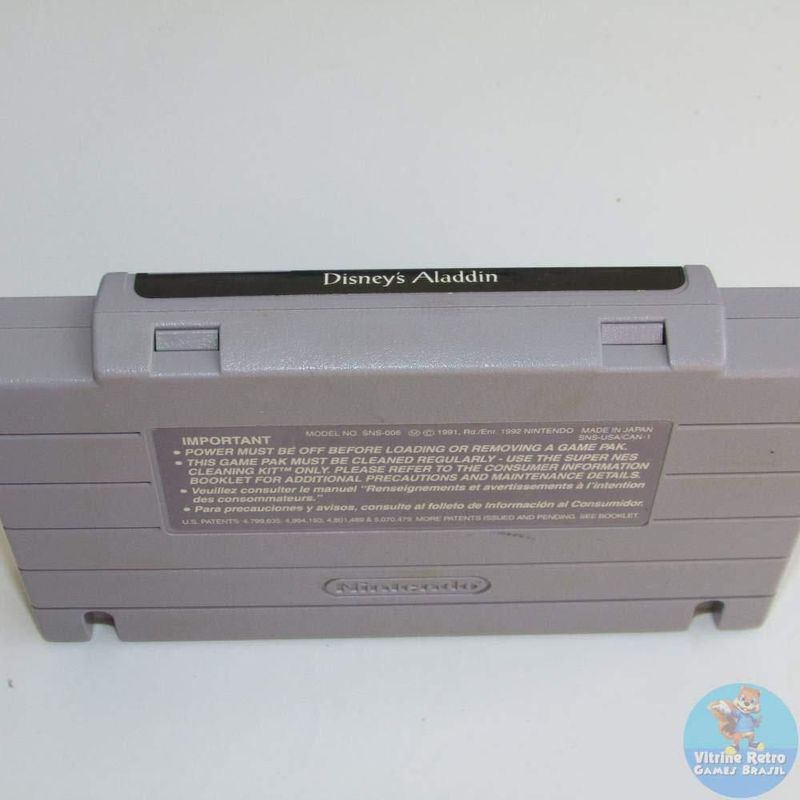 Juego Capcom Aladdin para SNES – Reacondicionado Grado A