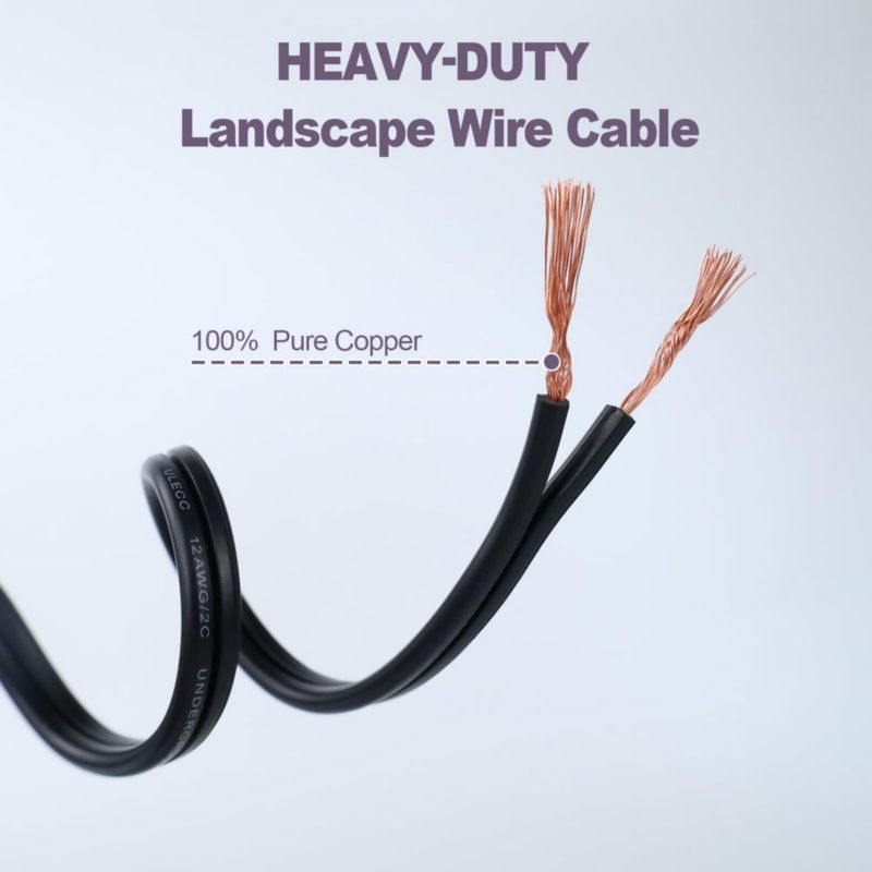 Cable para Iluminación de Paisaje GREATIDE 76 m 12/2 Baja Tensión