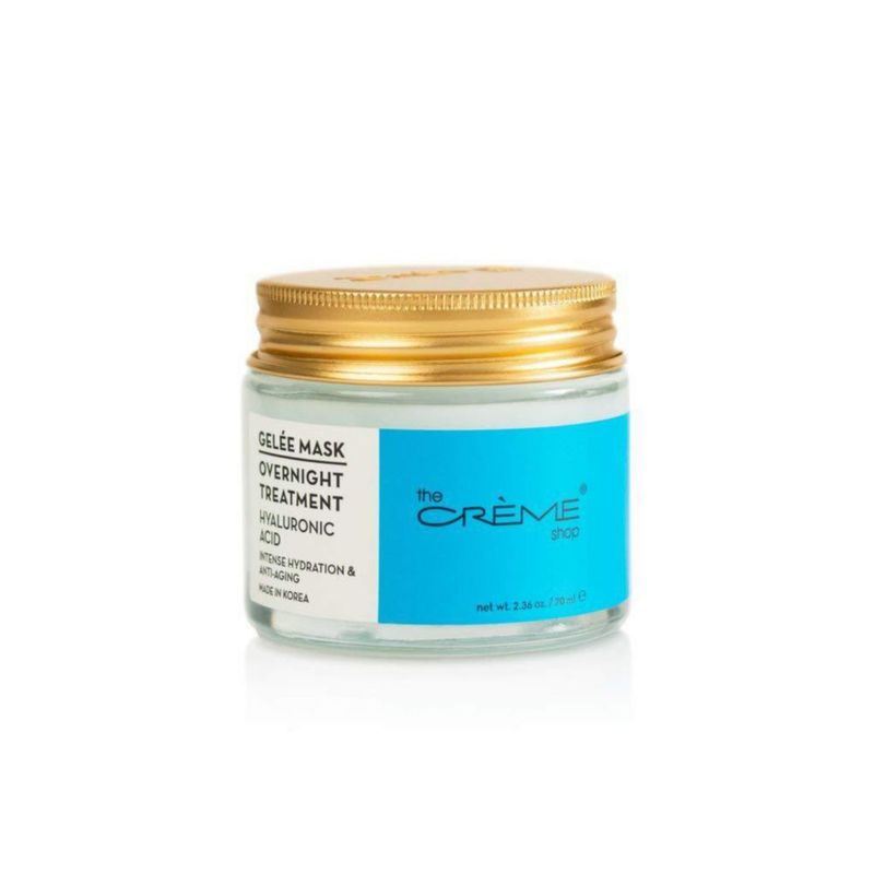 Mascarilla de gel de noche The Crème Shop Korean con ácido hialurónico