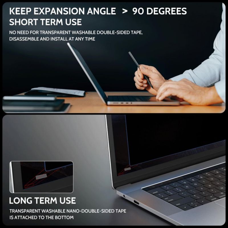 Protector de pantalla de privacidad Peslv 13" para MacBook Air 2018‑2021