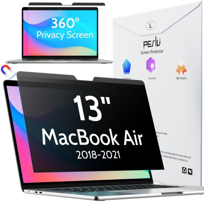 Protector de pantalla de privacidad Peslv 13" para MacBook Air 2018‑2021
