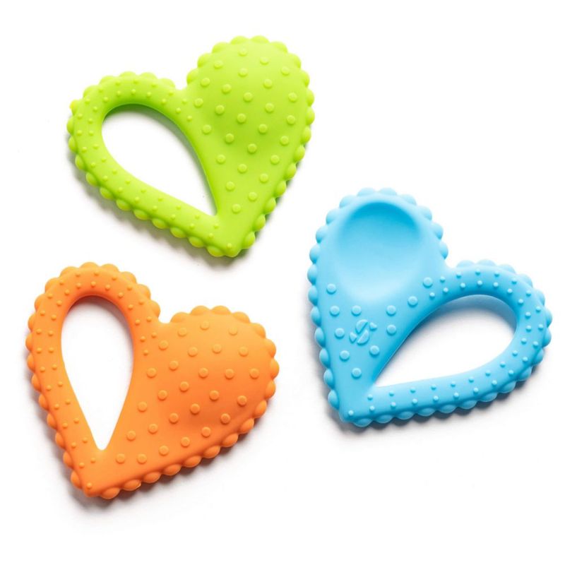 Herramientas de terapia motora oral Teether Heart Spoon suministros especiales