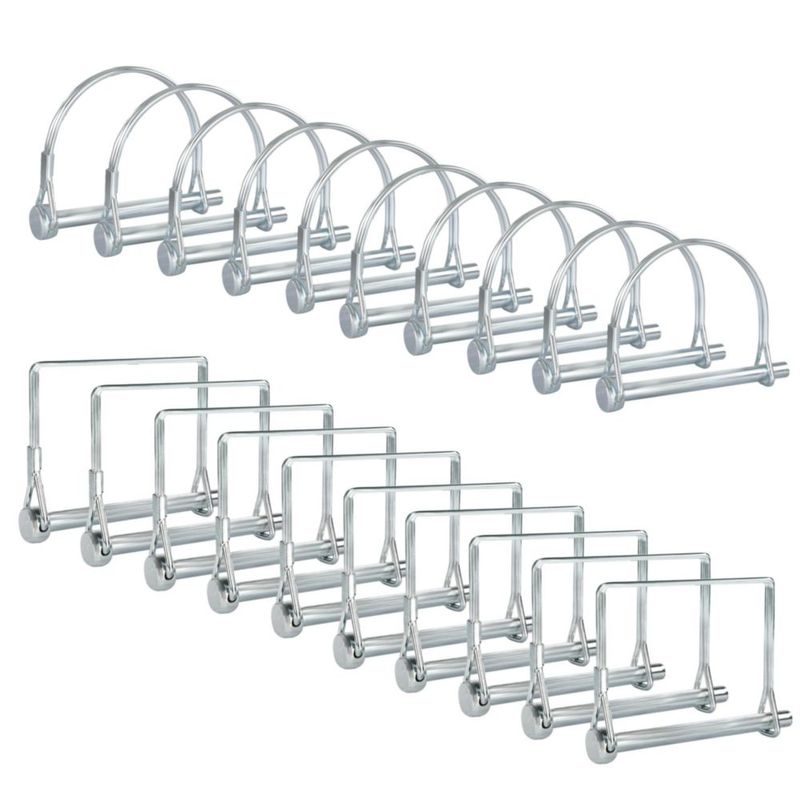 Pasador para remolque PINAILER 7 cm x 6 mm paquete de 20