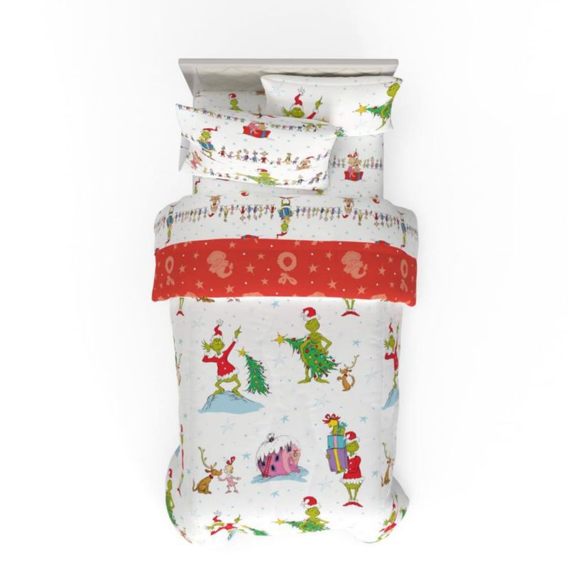 Juego de cama Franco Twin The Grinch de 5 piezas