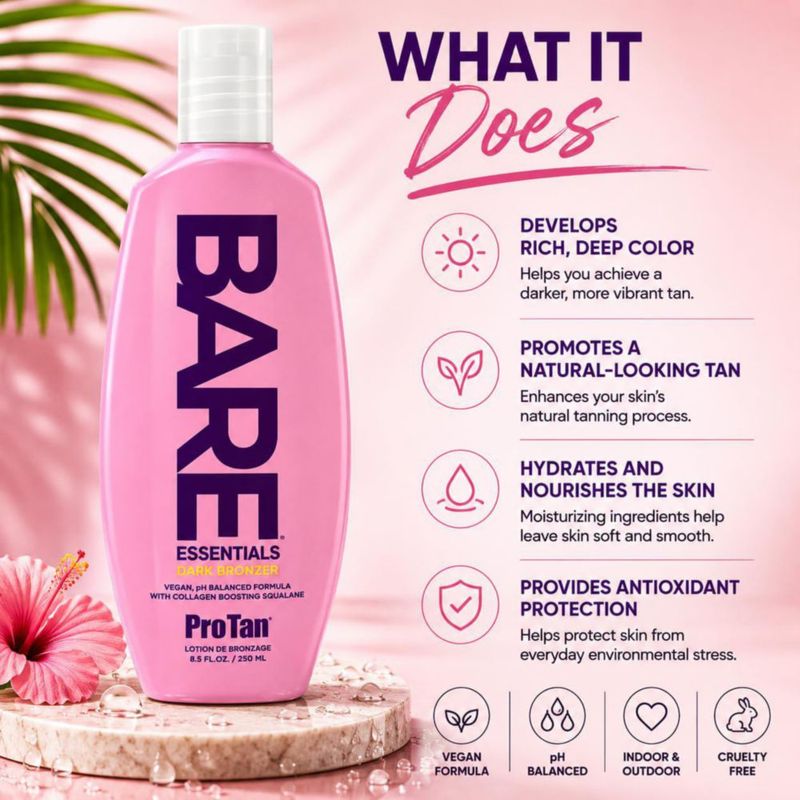 Autobronceador Pro Tan Bare Essentials 250 ml Vegano DHA