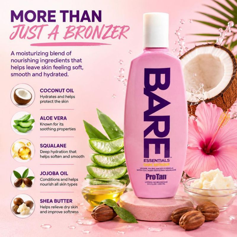 Autobronceador Pro Tan Bare Essentials 250 ml Vegano DHA