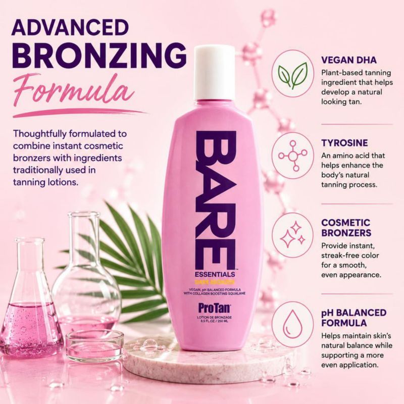 Autobronceador Pro Tan Bare Essentials 250 ml Vegano DHA