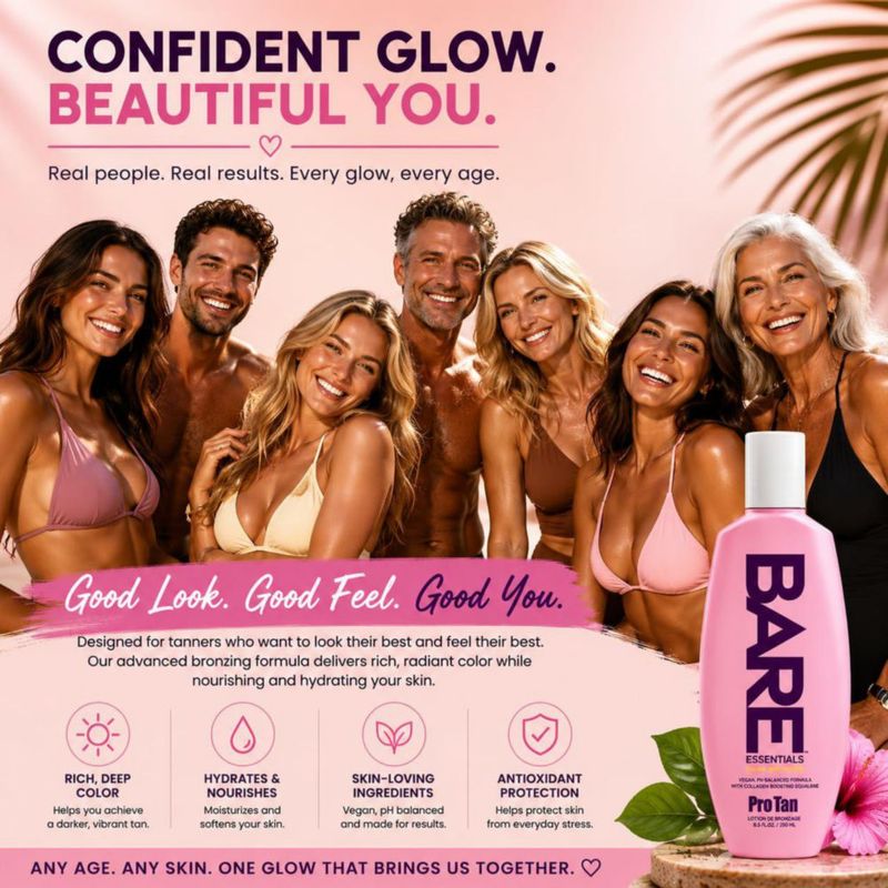 Autobronceador Pro Tan Bare Essentials 250 ml Vegano DHA