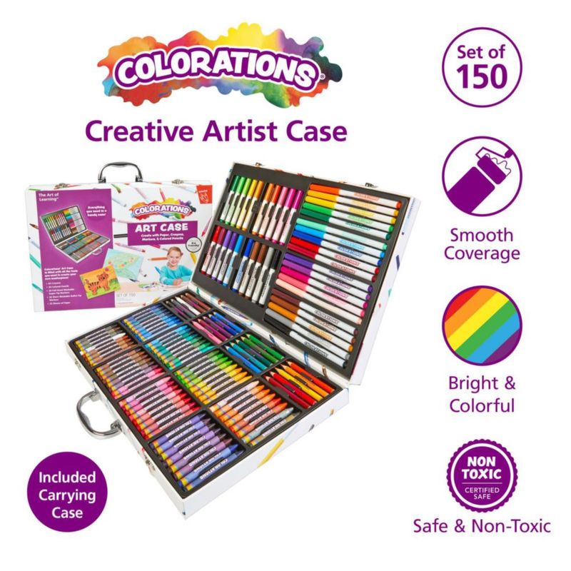 Estuche de Artista Colorations 150 Piezas Lavables