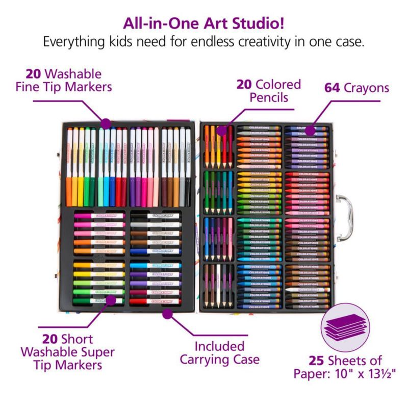 Estuche de Artista Colorations 150 Piezas Lavables