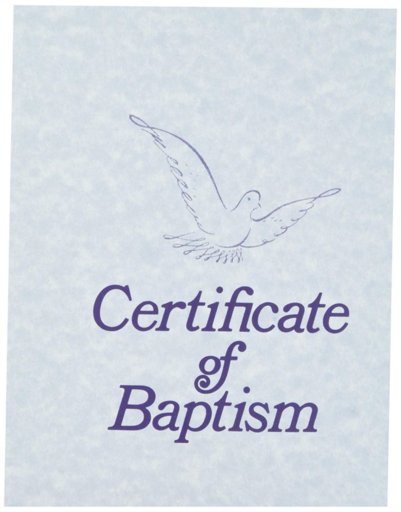Certificado B&H 12 cm x 16 cm (paquete de 6) con sobre