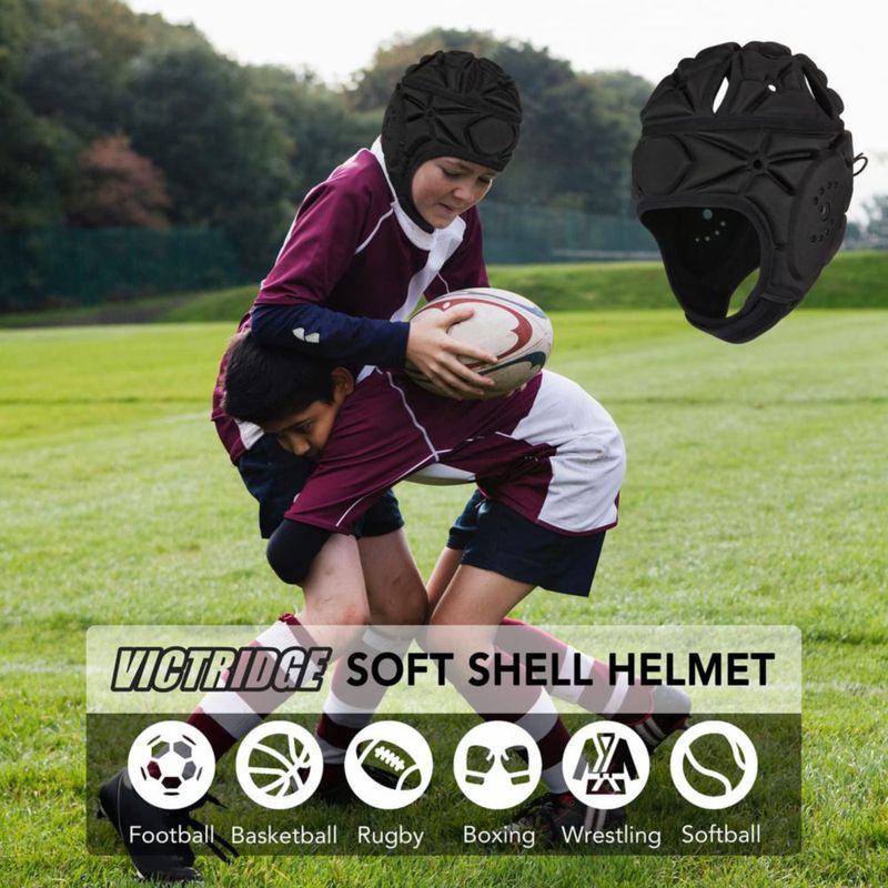 Casco de Fútbol Bandera Victridge 43‑60 cm de Cubierta Blanda