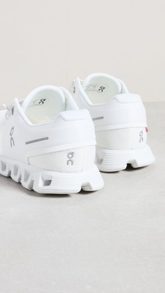 Zapatillas On Cloud 5 Mujer Todo Blanco Talla 5.5 US