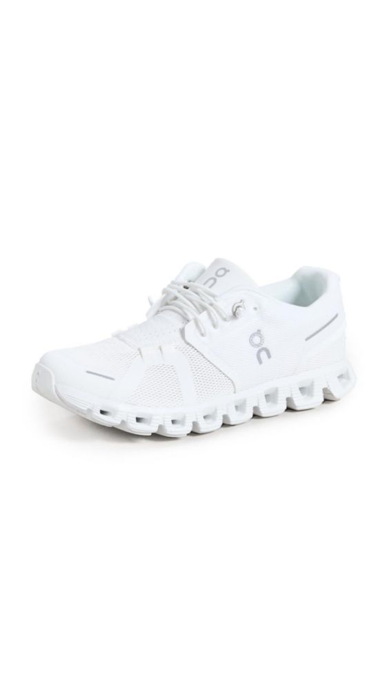 Zapatillas On Cloud 5 Mujer Todo Blanco Talla 5.5 US