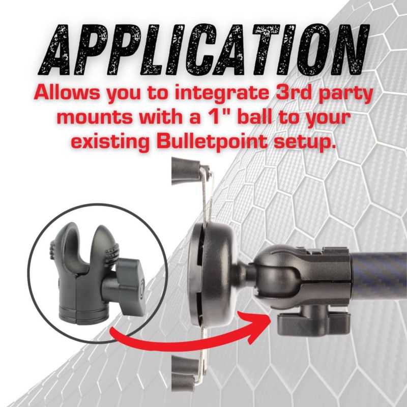 Adaptador de Casquillo Bulletpoint 25 mm 1 pulgada con Brida