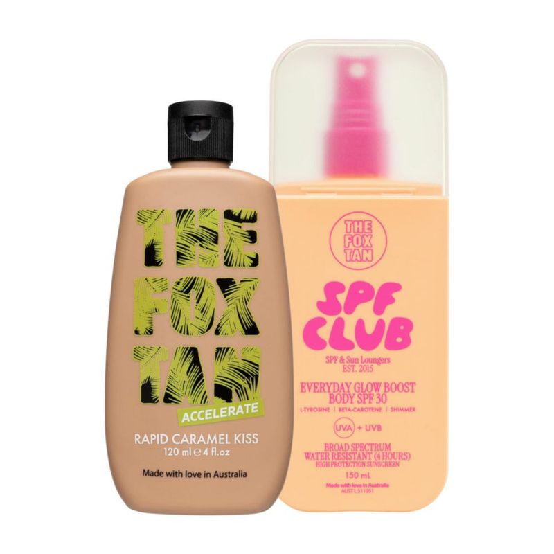 Autobronceador THE FOX TAN 150 ml + 120 ml Vegano y Libre de Crueldad