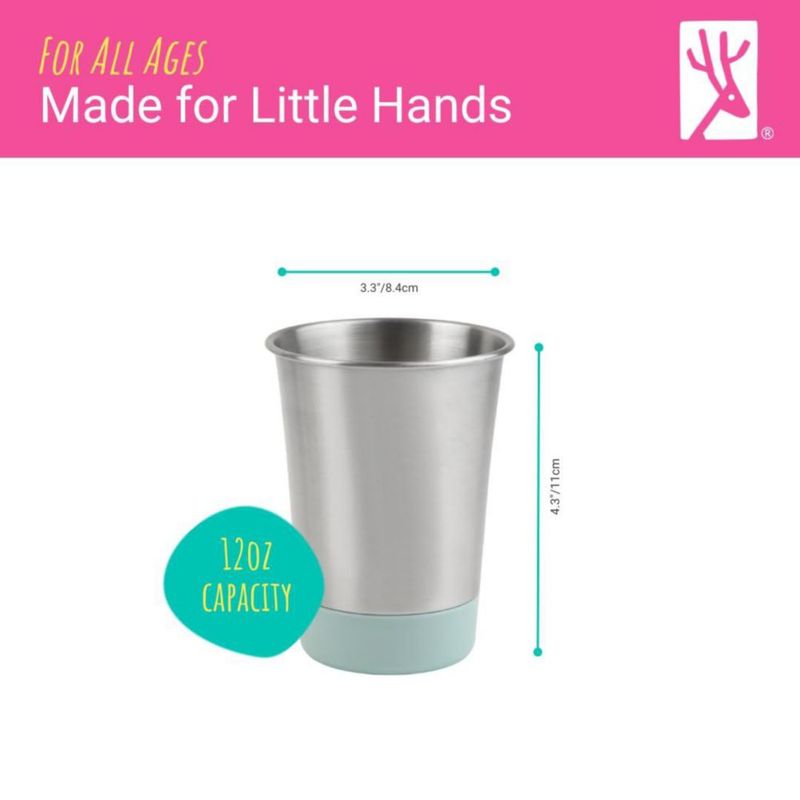 Vaso para niños Elk and Friends 355 ml Pack de 4