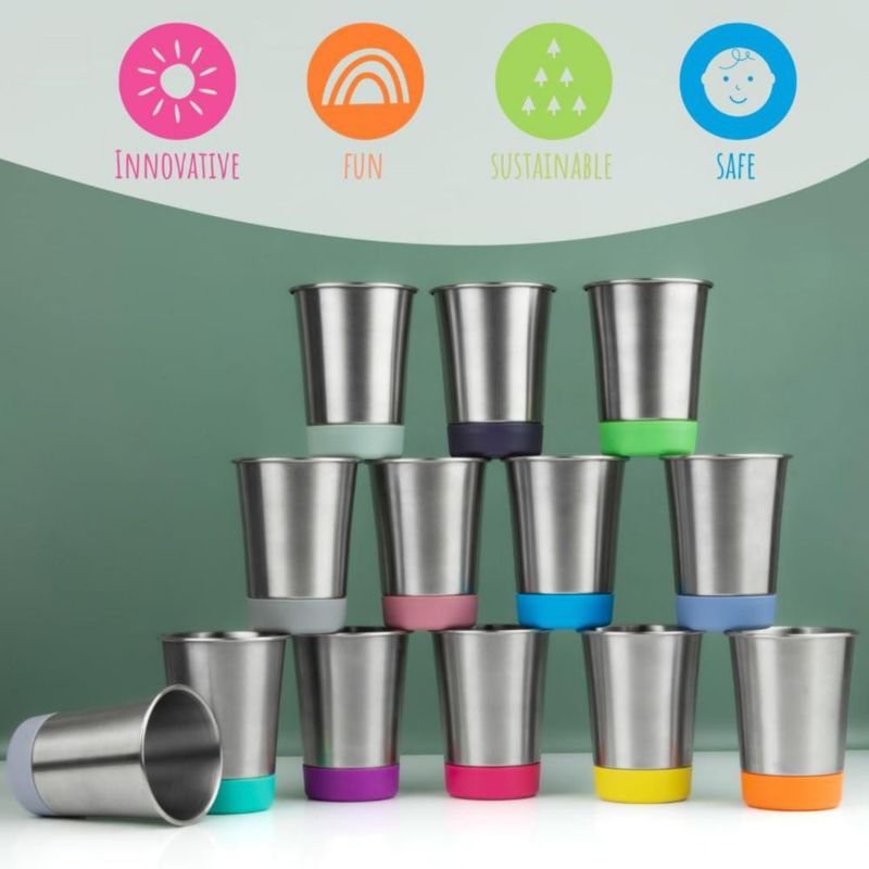 Vaso para niños Elk and Friends 355 ml Pack de 4