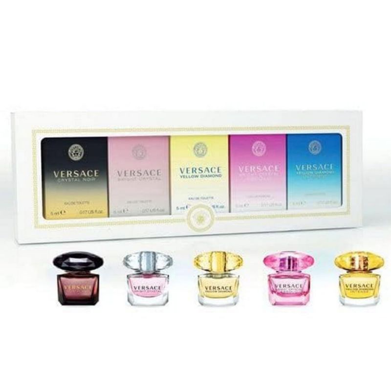 Miniset de regalo Perfume Versace Miniatures Collection 5 piezas para mujer