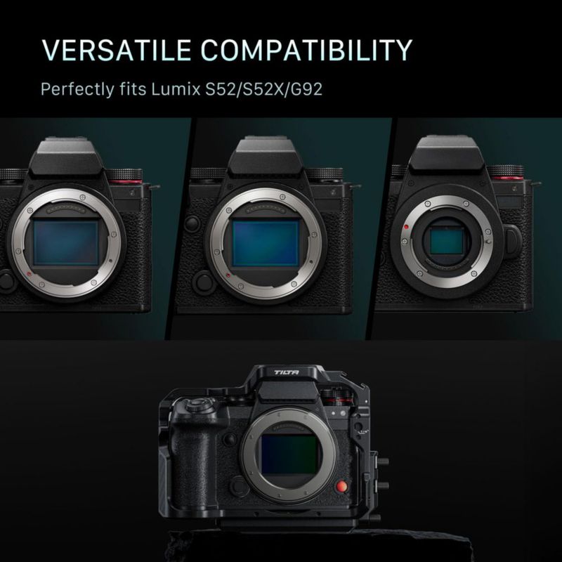 Jaula para cámara Tilta Panasonic S1RII/S1II/S5II/G9II - Negro