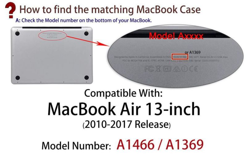 Funda UESWILL para MacBook Air 13" Árbol Colorido