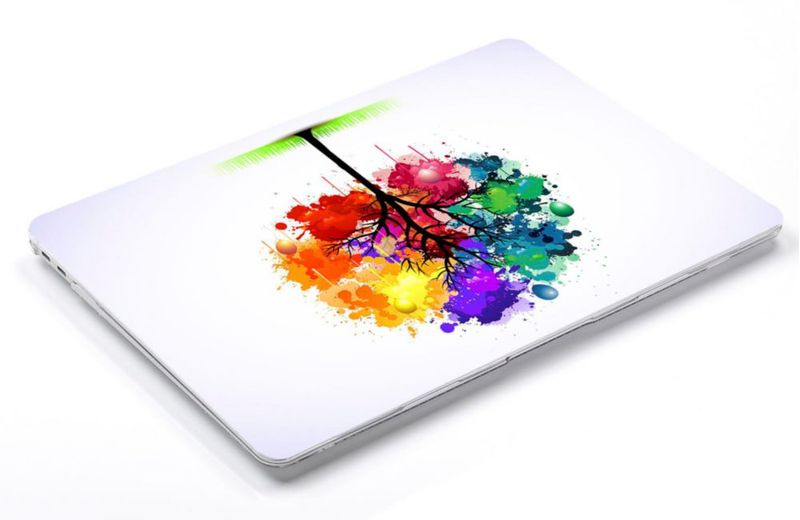 Funda UESWILL para MacBook Air 13" Árbol Colorido