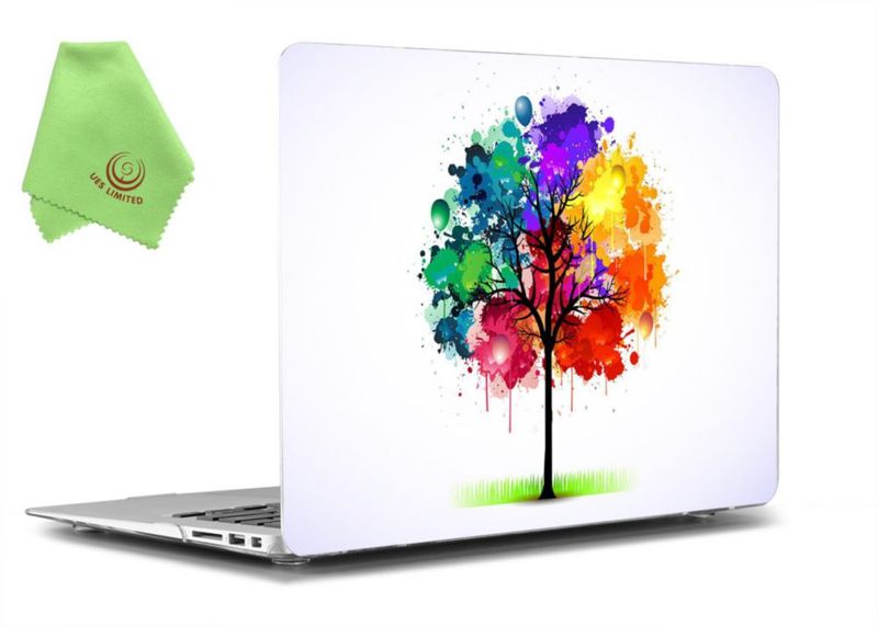 Funda UESWILL para MacBook Air 13" Árbol Colorido
