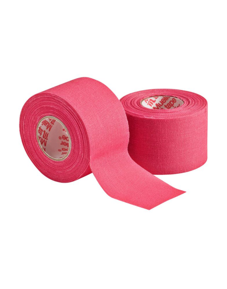 Cinta adhesiva MUELLER 4 cm x 9 m paquete de 2 color rosa