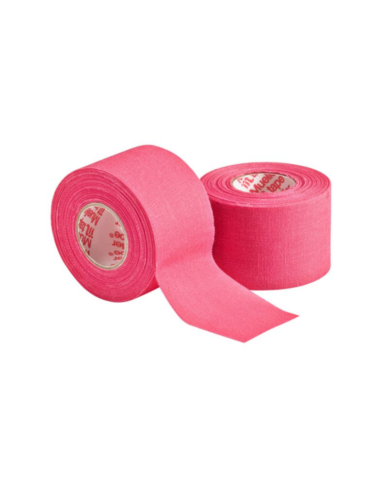 Cinta adhesiva MUELLER 4 cm x 9 m paquete de 2 color rosa