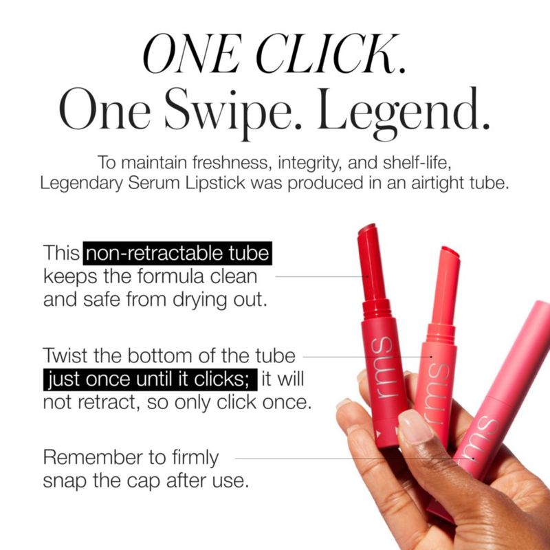 Lápiz labial RMS Beauty Legendary Serum Satin Finish Lip Colour