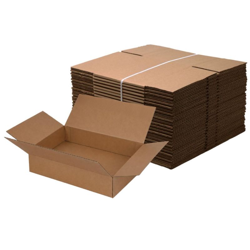 Caja de envío The Boxery 41 × 36 × 13 cm – Pack de 25 unidades